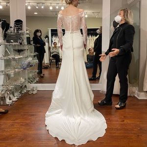 Wedding Dress, Long Sleeve, Lace, off the shoulder